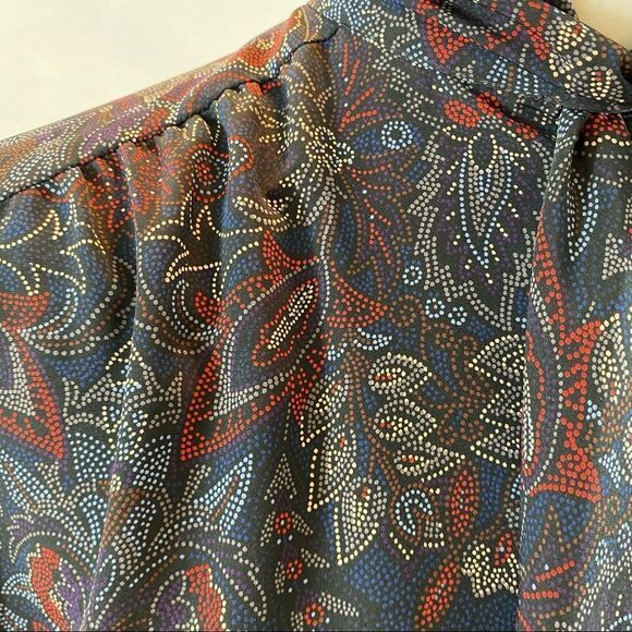 Vintage Country Sophisticates‎ by Pendleton Blouse with attached Scarf Size 12 - Picture 9 of 12